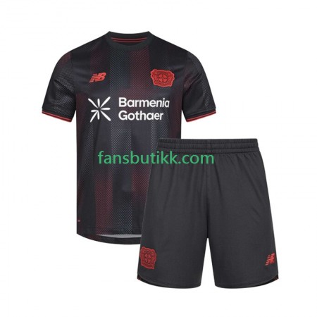 Fotballdrakt Bayer 04 Leverkusen Barn Hjemmetrøye 2025-2026 Kortermet